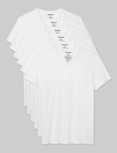 Cool Cotton High V-Neck Modern Fit Undershirt (6-Pack)