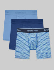 Second Skin Mid-Length Boxer Brief 6" (3-Pack)