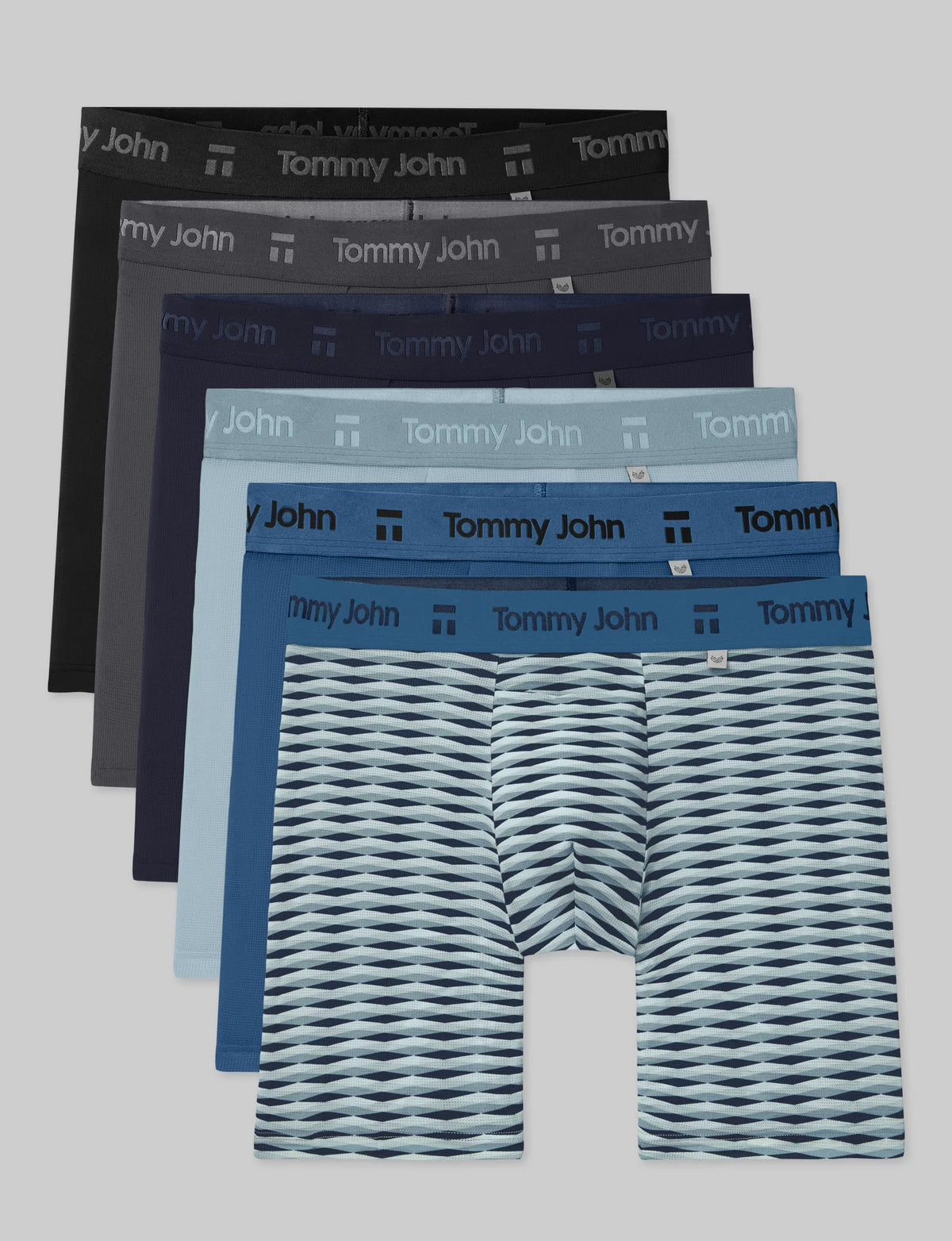 Air Mid-Length Boxer Brief 6" (6-Pack)